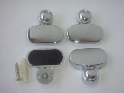 Зеркалодержатель овальный хром