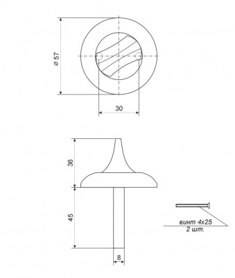 Поворотник Apecs TT-0705-8/45-AB2