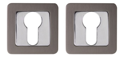 Накладка под цил. ET QR GR/CP-23 графит/хром